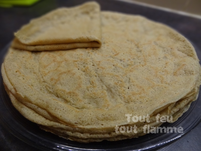 Crêpes sans gluten, sans lactose